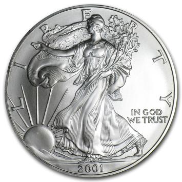 USA Eagle 2001 1 ounce silver